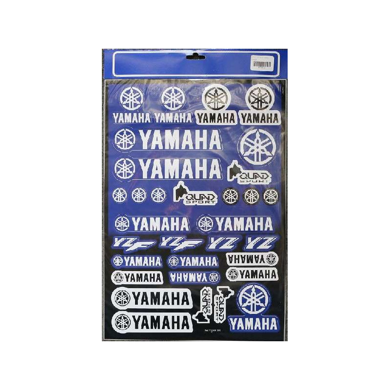 PLANCHE 43cm X 29cm STICKERS AUTOCOLLANT KIT YAMAHA MX