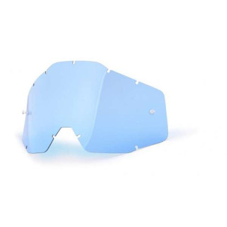 ECRAN REMPLACEMENT POUR MASQUE LUNETTE 100% CROSS RACECRAFT, ACCURI, ET STRATA BLEU