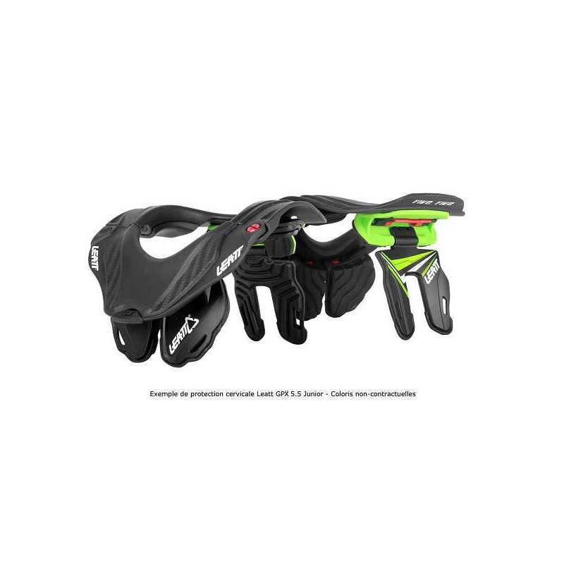PROTECTION CERVICALE CROSS LEATT BRACES GPX 5.5 JUNIOR NOIR TOUR DE BUSTE 74 à 82 cm
