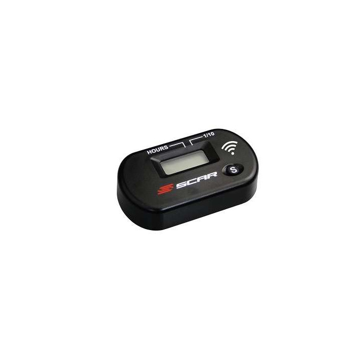 COMPTEUR HORAIRE HEURE SANS FIL AVEC BANDE VELCRO SCAR