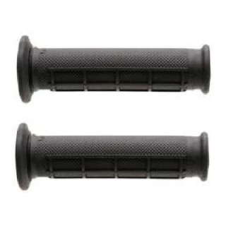 POIGNEES DOMINO NOIR POUR QUAD AVEC GACHETTE