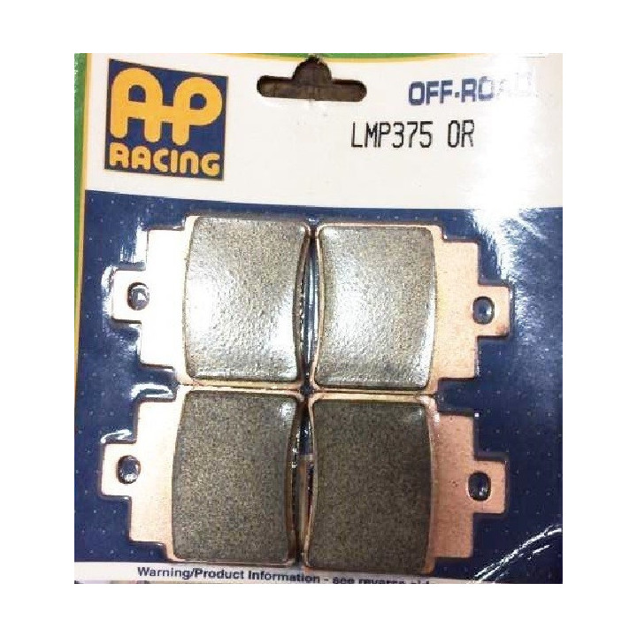 PLAQUETTES DE FREIN ARRIERE MAXXER 300 AP RACING 05/14 LMP375OR
