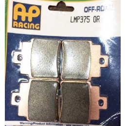 PLAQUETTES DE FREIN ARRIERE KXR 250 AP RACING 02/09 LMP375OR