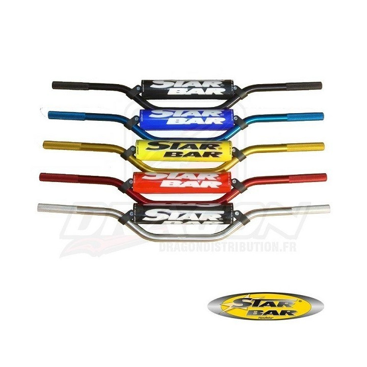 GUIDON QUAD ALU STAR BAR 22mm